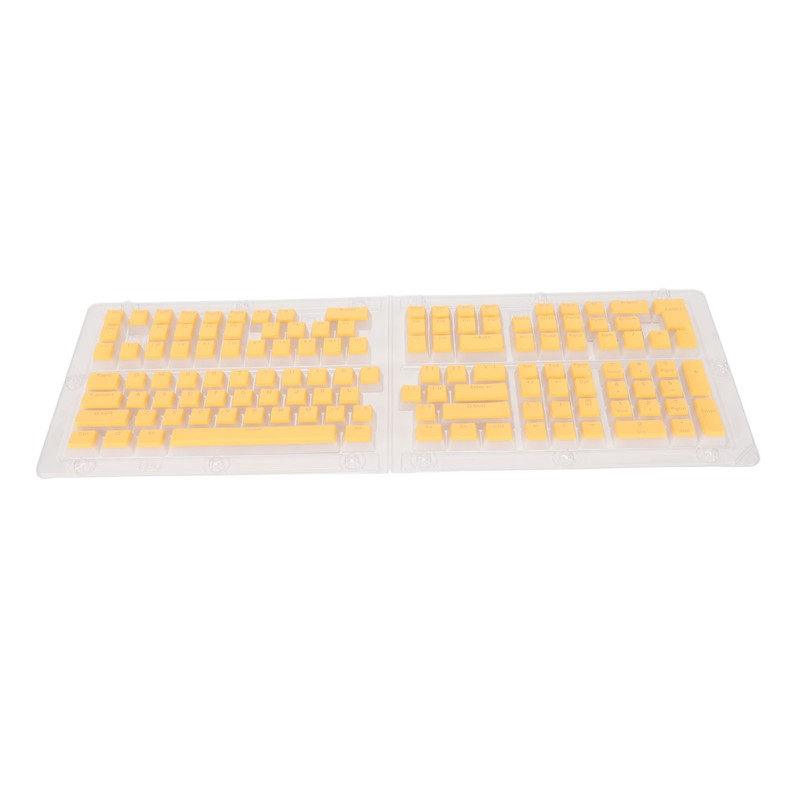 PBT Pudding Keycaps 129 Keys Translucent OEM Height Doubleshot Injection