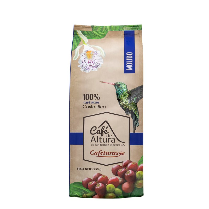 Café de Altura, Cafeturas, Costa Rican Ground Coffee 8.8oz/250g