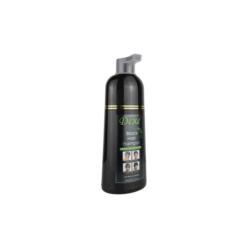 Shampoo Con Tinte Cubre Canas Dexe 400 Ml Color Negro
