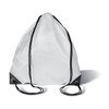 Backpack with Drawstring - White