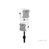 OMNITRONIC BOB-4 Extension Bracket White Pack of 2 | Accessory