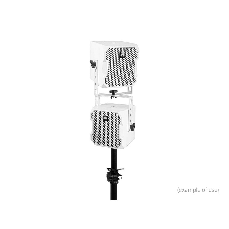 OMNITRONIC BOB-4 Extension Bracket White Pack of 2 | Accessory