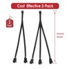 JBtek 10.4 Inch PWM Fan Splitter Cable Pack - 3