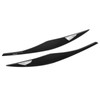 2PCs Front Headlight Eyebrow Cover Car Exterior Trim Replacement for