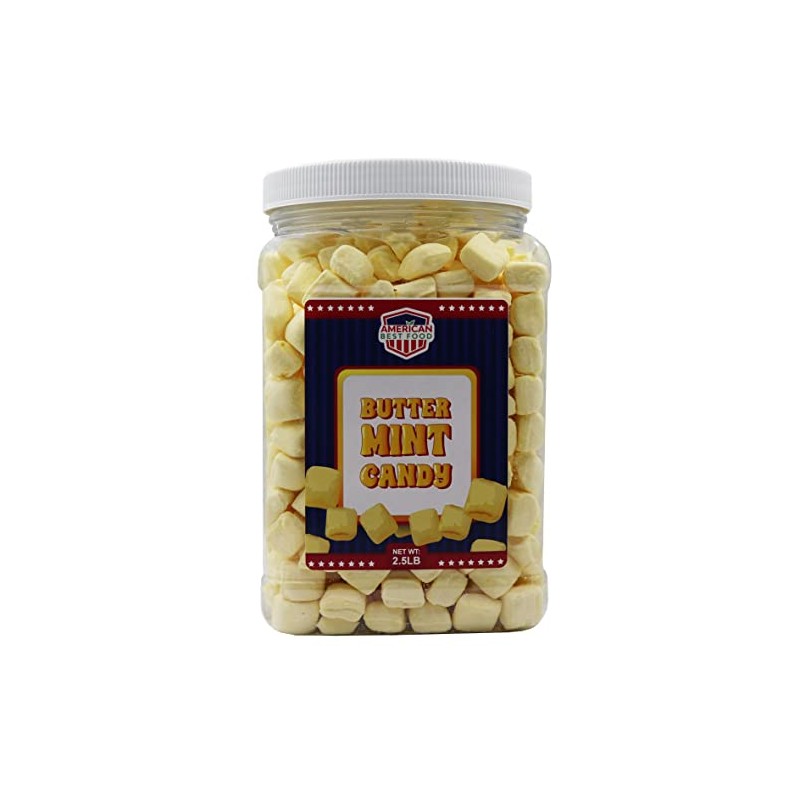 American Best Food Butter Mints In Jar (2.5 LB)