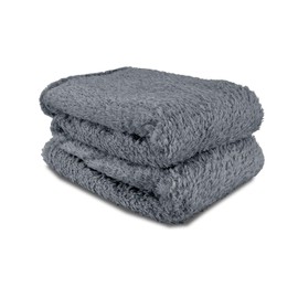 John Aird Teddy Fleece Cozy Bed Sofa Throw Blanket (Grey, Single (125 x 150cm)