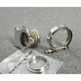 1st-racinguk Turbo T25 GT25/GT28 Dump pipe 8 Bolt Flange to 3"inch V-BAND Conversion Adaptor