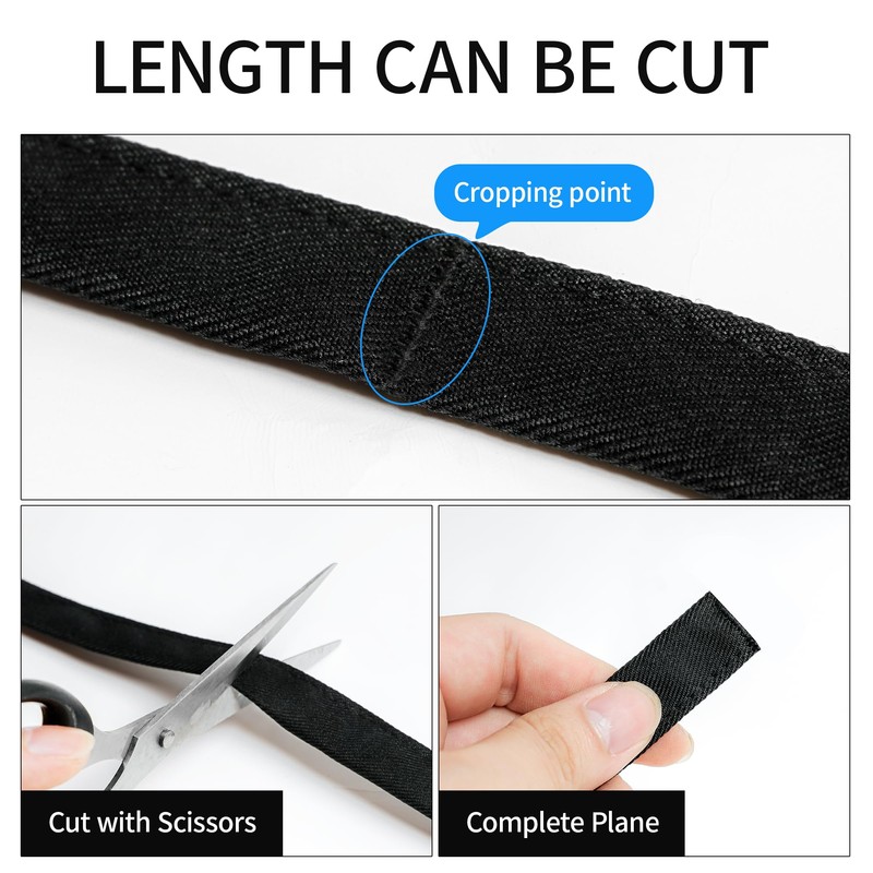 BOHARERS Waist Apron with 3 Pockets - Black Waitress Waiter