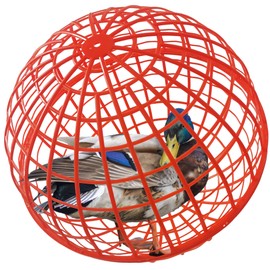 CalorMixs Rollable Circular Chicken Cage,Outdoor Pet Safety Coop,Plastics Poultry Cage House,Backyard Farms Courtyard Use,Secure Walking Coop Rabbits Chicks Ducks Ball Cage Prevents Dog Bites