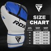RDX Maya Leather Boxing Gloves Punch Bag Sparring Training Muay