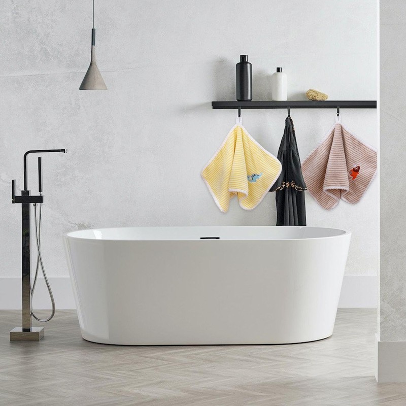 VEHYEGOI 4 Pieces Cartoon Dinosaur Children'S Towels, Soft Absorbent Towels,