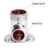 MUNEFE Universal Shower Arm Diverter, Solid Metal Shower Arm Diverter,
