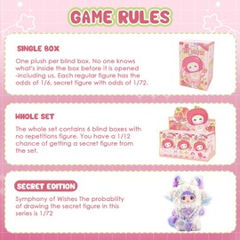 Blind Box Interesting Fruits Series Plush - 3 Expressions Adorable Plush Toys for Collectors - 7.1IN Doll with Unique Designs, 1PCS(1 of 7 Possible Styles)