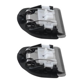 ATIODYUUK New 2Pcs Black Trimmer Clipper Blades Replacement for Wahl Professional Peanut Trimmers 8685, 8655, 8685-1301, 8663