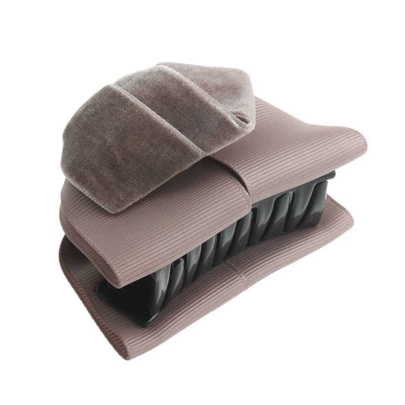 VINGTAINE Velvet Ribbon Hair Claw Hair Clip Hair Accessories H-732-MOC