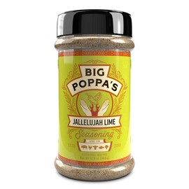 Big Poppa’s Jallelujah Lime Seasoning –Gluten & MSG Free Lime Salt Seasoning – Lime Seasoning Salt, Ideal as a Taco Seasoning, Seafood Seasoning and Beyond! (12.9 Oz)