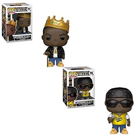 Funko Pop Rocks: Music - Notorious B.I.G. with Crown Collectible Figure, Multicolor