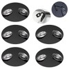 Eyeglass push in nose pads,5 Pairs Oval Slide in Nosepads,Glasses