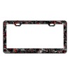 BLVD Red Flake Real Forged Carbon Fiber License Plate Frame