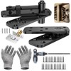 Hidden Door Hinge Pivot Hinge, 570LBS Load-Bearing Heavy Duty Pivot