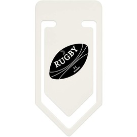 91mm 'Rugby Ball' Large Plastic Paper Clip (CC00072864)