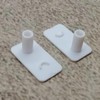 ULEIVA Replacement Clip 2 Pieces White Compatible with Kermi Type