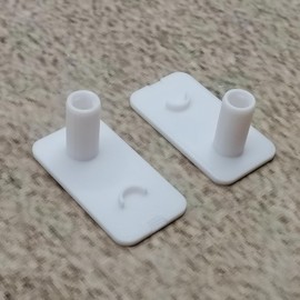 ULEIVA Replacement Clip 2 Pieces White Compatible with Kermi Type 11-33 ZK00070001 Right Left Radiator Cover