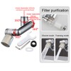 Universal Rotating Faucet Extender 2 Pack 1080 Degree Rotating Faucet