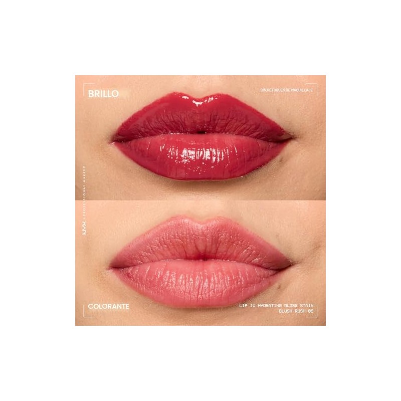 NYX PROFESSIONAL MAKEUP Lip IV - Tinte labial brillante hidratante