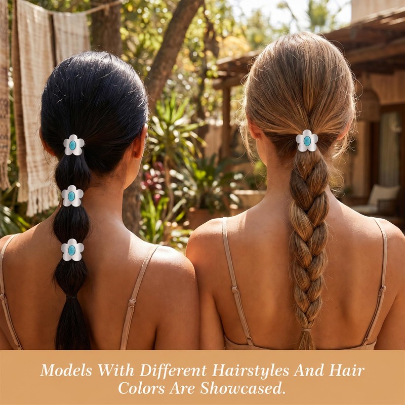 2 Pcs Hair Jewelry for Braids Lightweight Metal Hair Pins