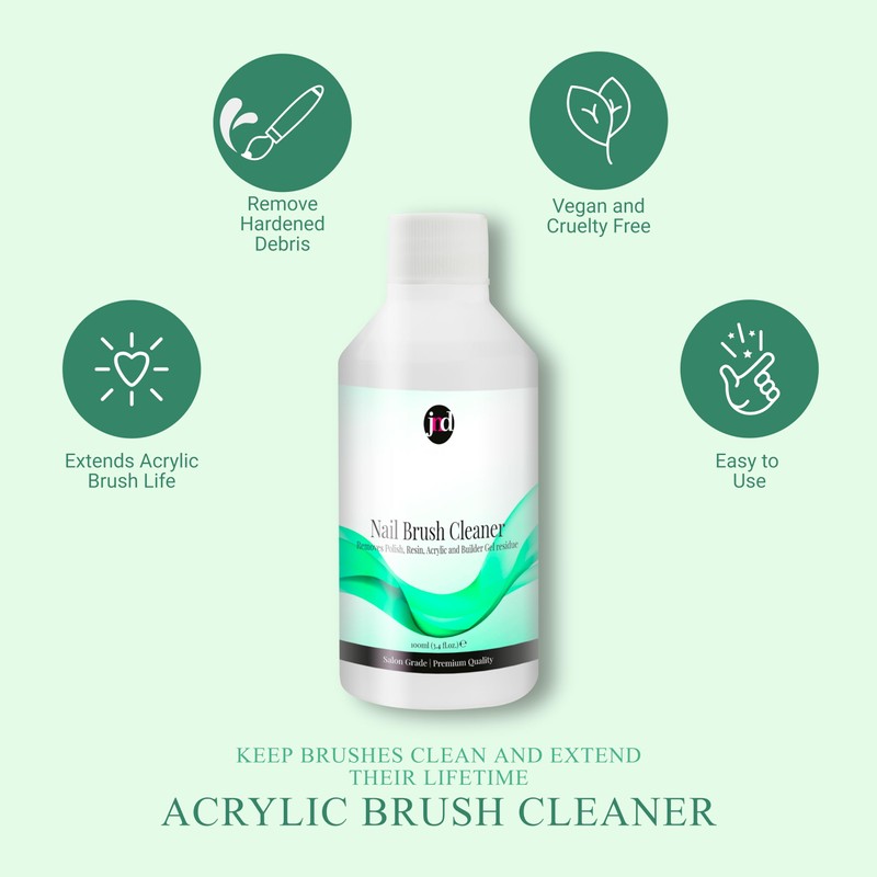 JND Professional Acrylic Nail Brush Cleaner (100ml)