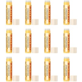 Burt's Bees Bálsamo labial sin perfume .15oz - Paquete de 12 unidades