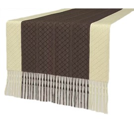 Rilassato Macrame Table Runners,Boho Table Runner with Tassels for Bohemian Wedding Bridal Shower Rustic Home Farmhouse Dining Table Decor (t002 Dark Purple, 12 x 108 Inch)