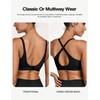 WingsLove Sports Bra for Women Moisture-Wicking Wireless Yoga Bra with