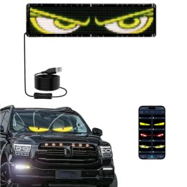 Multifunctional Bright Devil Eyes Light Windshield Programmable LED Eyes for Carscreen size: 1 PCS-SD1696 59*12CM/ 23.2*4.7inches