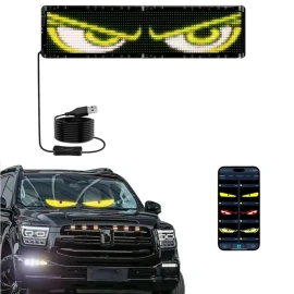 Multifunctional Bright Devil Eyes Light Windshield Programmable LED Eyes for Carscreen size: 1 PCS-SD1696 59*12CM/ 23.2*4.7inches