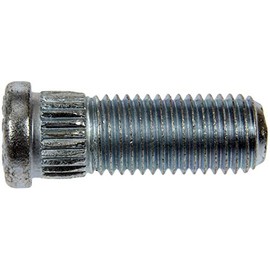 Dorman 610-324.1: M12-1.50 Serrated Wheel Stud - 12.70mm Knurl, 34.5mm Length