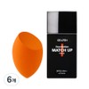 Graphen Matchup Foundation 40ml + Edge Cut Puff, No. 22 Beige, 6 pcs / 그라펜 매치업 파운데이션 40ml + 엣지 컷 퍼프, 22호 베이지, 6개