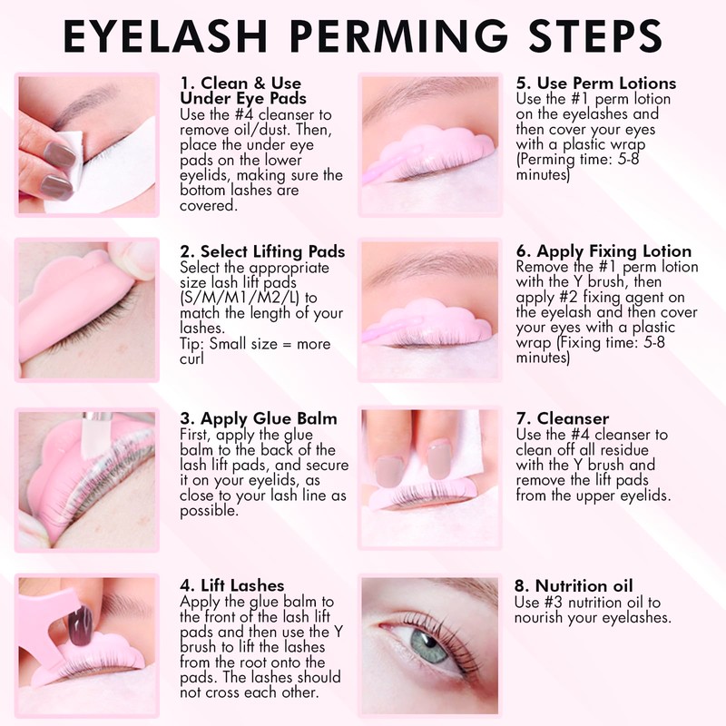 Lash Lift Kit & Eyebrow Lamination Kit, 2-in-1 Solution, At