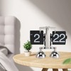 Retro Digital Flip Down Clock Flip Desk Clock Mechanical Battery