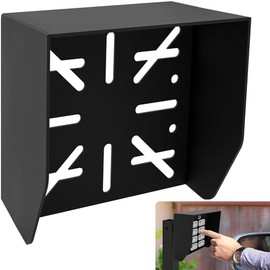 Waterproof Cover Keypad Mounting Post Bracket, Pedestal Mount for Keyboard Protector Cover on Automatic Gate Opener Systems Garage Door Black