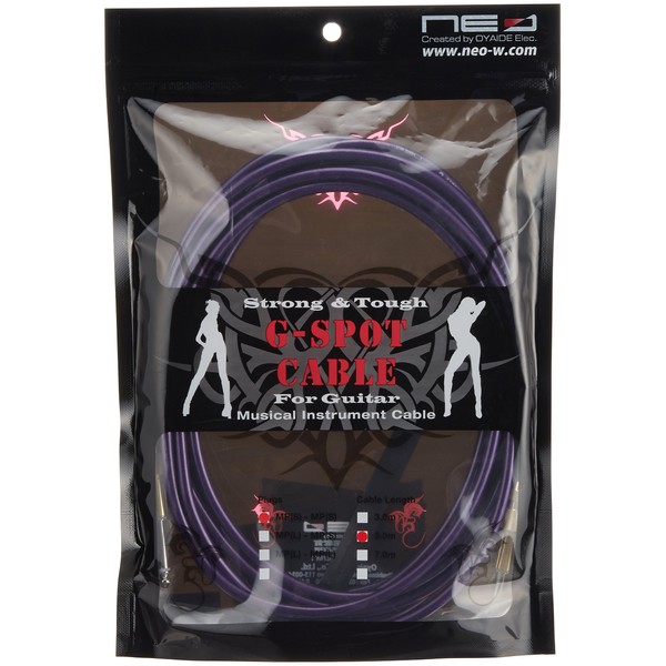 オヤイデ電気 ギター/ベースケーブル（ストレート－ストレート） 5.0m G-SPOT CABLE SS/5.0