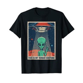 This Is My Human Costume Alien Costumes Funny Alien T-Shirt