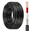 MOOKEERF 22/2 Shielded Wire 50FT,22AWG 2 Conductor Shielded Cable Stranded