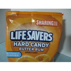 Lifesavers Hard Candy Butter Rum Flavor  14.50 Ounces Sharable Size New Unopened