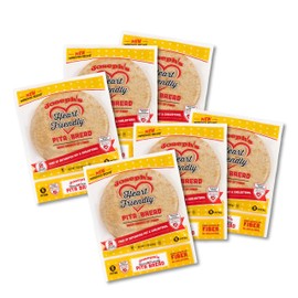 Joseph's Heart-Friendly Pita Bread, 3g Net Carbs Per Serving, 6-Pack (5 Per Pack, 30 Pitas Total), Fresh Baked