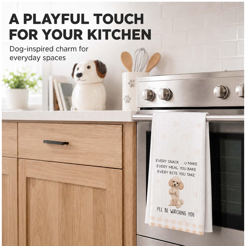 Funny Poodle Gifts, Frenchie Kitchen Towel -A05