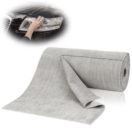 Pack of 50 Microfibre Cleaning Cloths 30 x 30 cm Tear-Off Cleaning Cloths Microfibre Cleaning Towels Roll Microfibre Towels Washable Microfibre Cloths Car Roll Dark Grey Reusable for Windows
