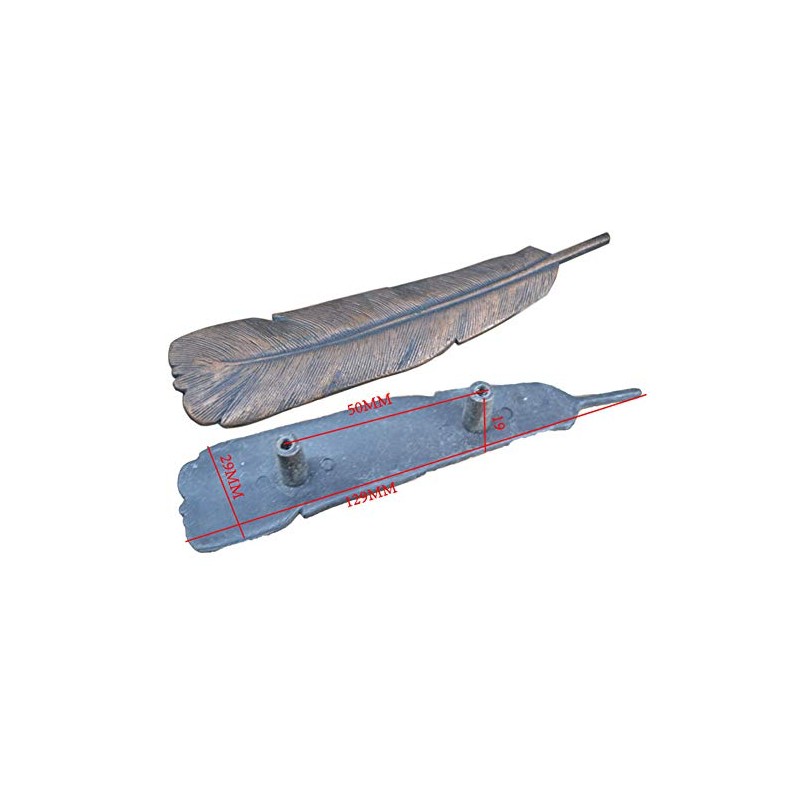 SCRTB 4Pcs Feather Drawer Knob Pull Handle Cabinet Drawer Pulls