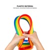10PCS Kids Exercise Hoops Jumping Hopscotch Game Rings for Sensory
